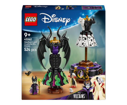 Klocki LEGO® LEGO Disney Princess 43262 Suknie Diaboliny i Cruelli De Mon